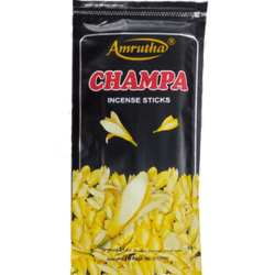 Amrutha Champa Premium Incense Sticks 125g Zipper Pouch Amrutha Champa Premium Incense Sticks 125g Zipper Pouch