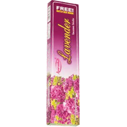 Amrutha Lavender Preium Incense Sticks 100g Box Amrutha Lavender Preium Incense Sticks 100g Box