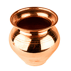 Mandhhiram Brand Copper Kalash/Kalasham Chambu Small Size