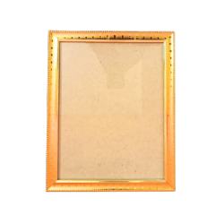 Goddess Lakshmi Photo with Gold Colour Wooden Frame Goddess Lakshmi Photo with Gold Colour Wooden Frame