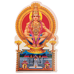 Lord Ayyappa Swamy Photo Sticker