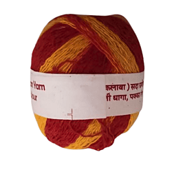 Multicolour (Red & Yellow) Moli Thread/Dhara/Dharam Bundle