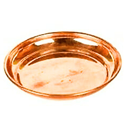 Brass Thick Quality Plate for Regular Pooja/Multipurpose