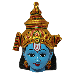 Lord Krishna Decorative Blue Face