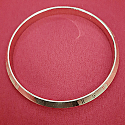 Brass Coated Curved Bracelet Small Size
