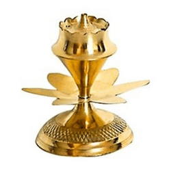 Brass Flower Agarbathi Stand Small Size Brass Flower Agarbathi Stand Small Size