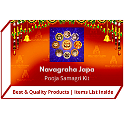 Mandhhiram Brand Navagraha/9 Planets Japa Pooja Samagri Kit