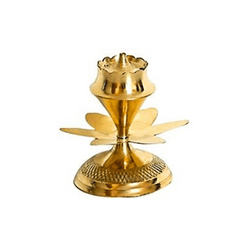 Brass Flower Agarbathi Stand Small Size Brass Flower Agarbathi Stand Small Size