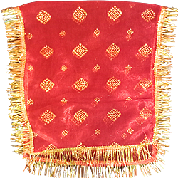 Red Cloth Gold zaree special flower designer Chunri