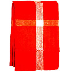 Red Colour Towel for Pooja/Hawan