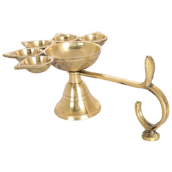 Brass Pancha Harathi/5 Deep Harathi