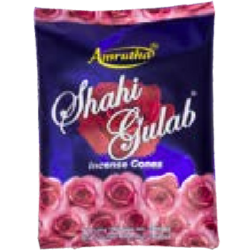 Amrutha Shahi Gulab Premium Dhoop Cones 35G Pouch