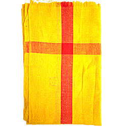 Yellow Colour Towel for Pooja/Hawan