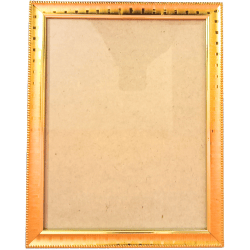 Goddess Lakshmi Photo with Gold Colour Wooden Frame Goddess Lakshmi Photo with Gold Colour Wooden Frame