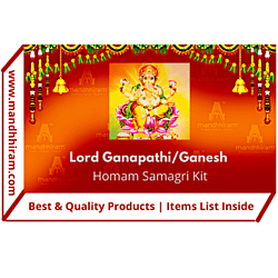 Mandhhiram Brand Lord Ganapathi/Ganesha Hawan/Homa Samagri Kit