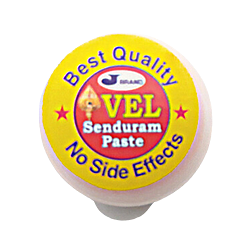 VEL Brand Orange Sindooram/Sindoor Paste Small Tin