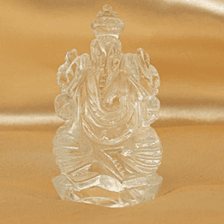 Lord Ganapathi/Vigneswara Crystal Idol