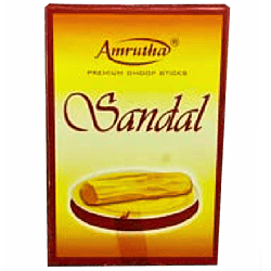 Amrutha Sandal Premium Dhoop Sticks 35G Dhoop Box
