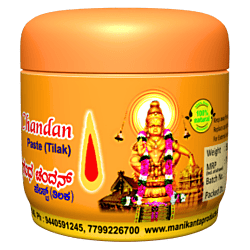 Manikanta Scented Astagandha Chandan Paste 50g Bottle