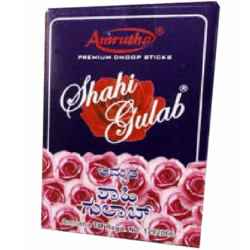 Amrutha Shahi Gulab Premium Dhoop Sticks 35G Dhoop Box