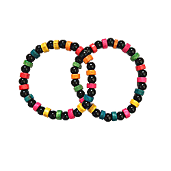 Multicolour Beads Bangle set for Kids