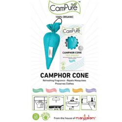 Campure Camphor Cone 90g Pack Campure Camphor Cone 90g Pack