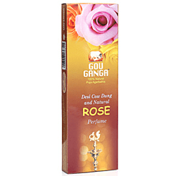 Gouganga Rose Natural Incense Sticks 90 Sticks Pack